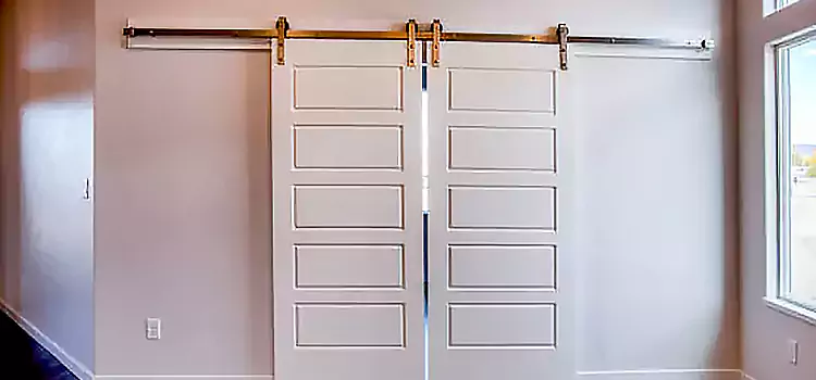 Glass Barn Door with Installation Hardware Kit Moreno Valley