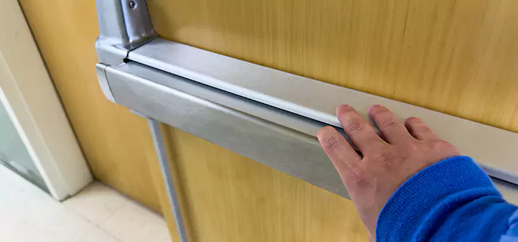 Installing a Push Bar on a Door Moreno Valley